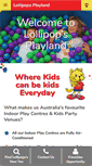 Mobile Screenshot of lollipopsplayland.com.au