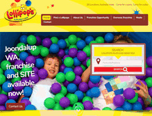 Tablet Screenshot of lollipopsplayland.com.au